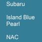 Preview: Subaru, Island Blue Pearl, NAC.